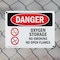 Signmission Oxygen Storage No Smoking No Open Flames Danger Sign, Plastic, 10in W x 7in L, 2PK OS-2PACK-DS-P-710-L-1854 - alternate 9